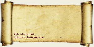 Hana Pavić vizit kartica